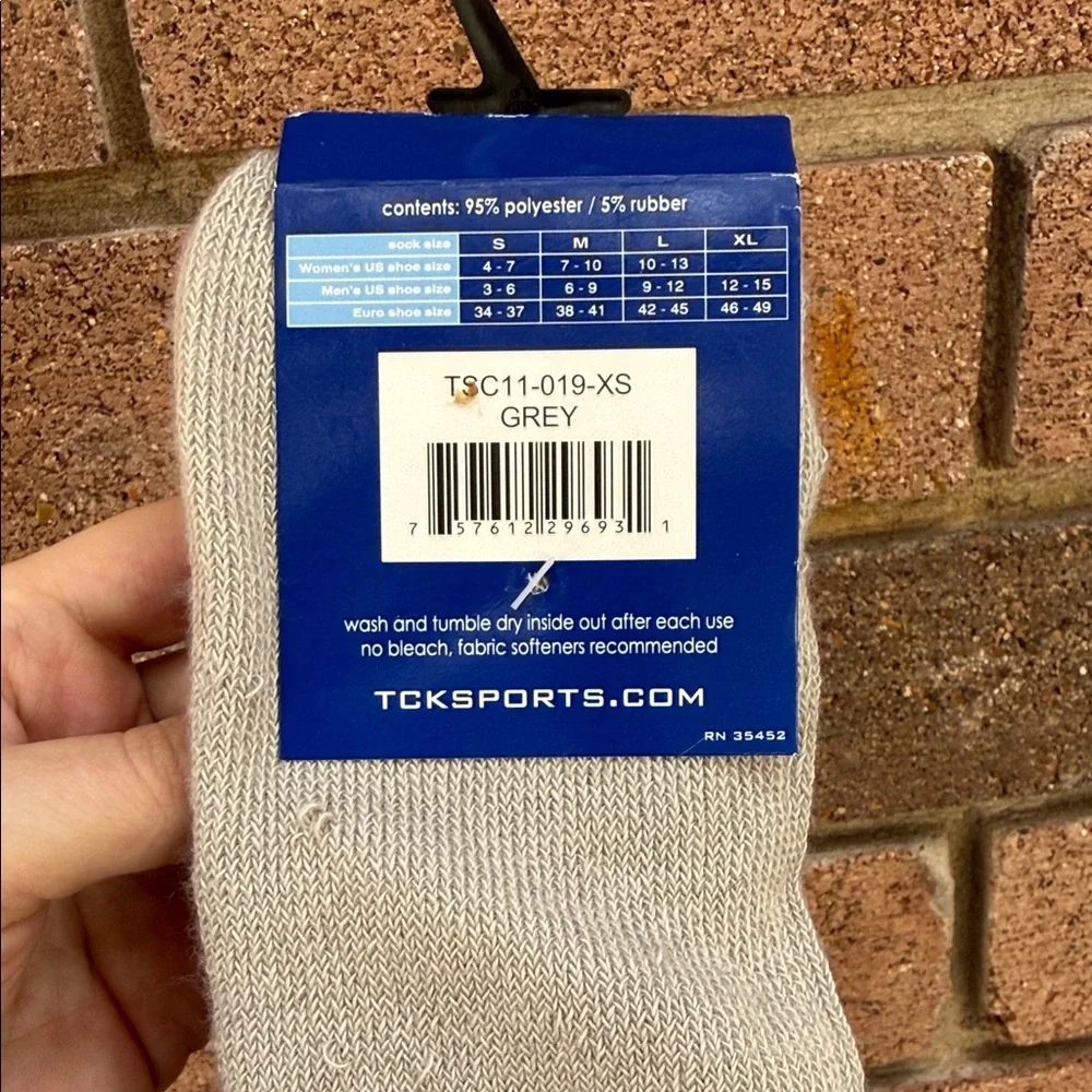 TCK Multisport Kids' Athletic Socks in Tan NWT Size XS